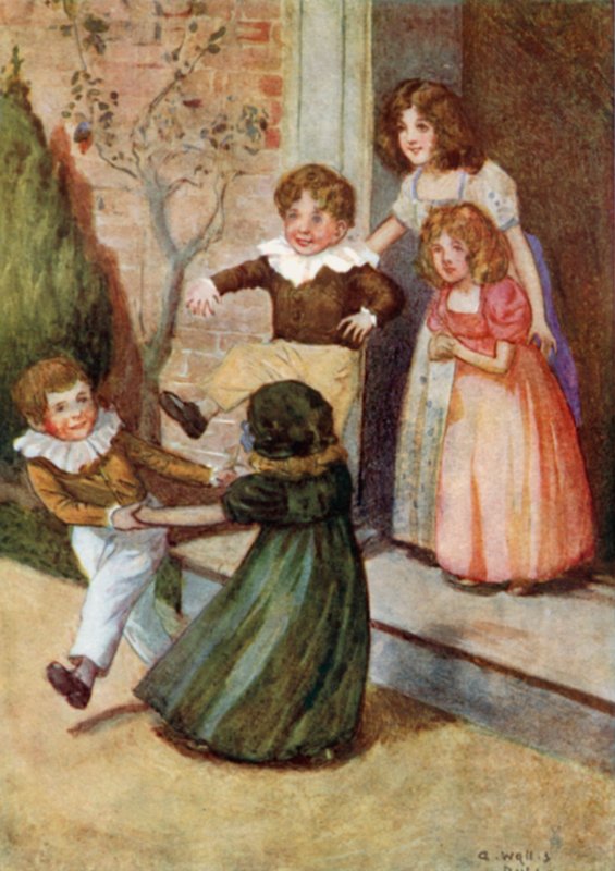 Illustrasjon for Pride and Prejudice av Jane Austen av Arthur Wallis Mills