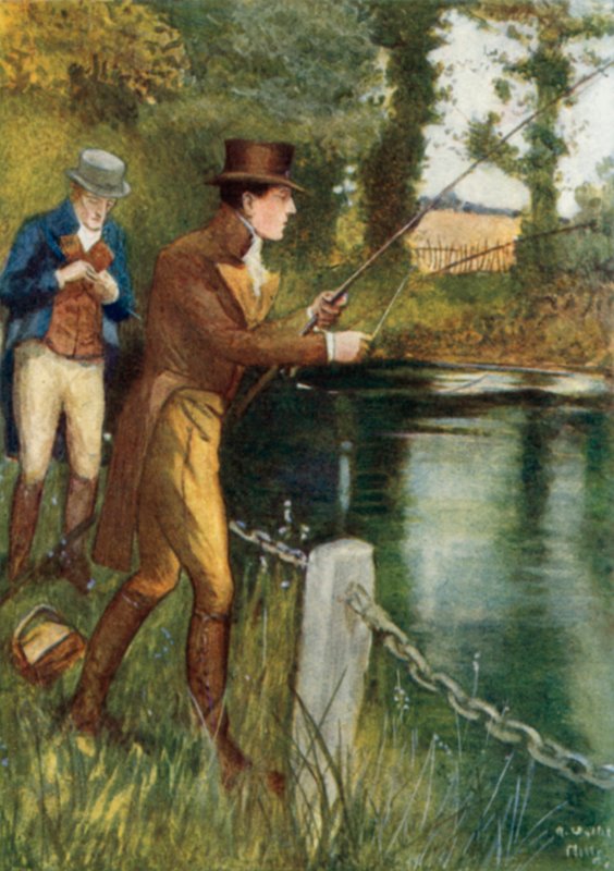 Illustrasjon for Pride and Prejudice av Jane Austen av Arthur Wallis Mills