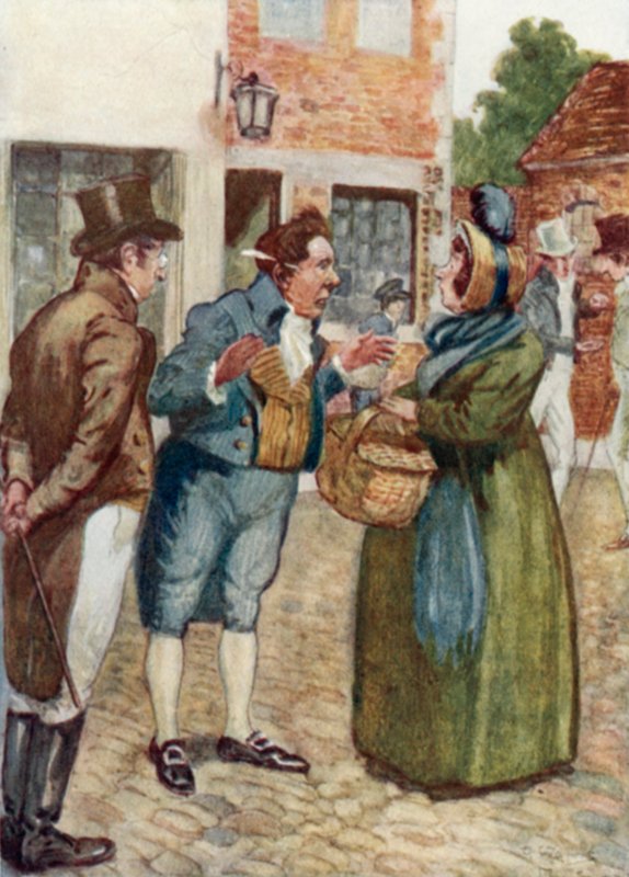 Illustrasjon for Pride and Prejudice av Jane Austen av Arthur Wallis Mills