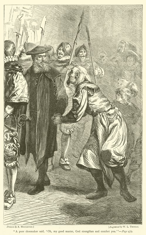 En stakkars skomaker sa: Å, min gode herre, Gud styrke og trøste deg av Arthur Boyd Houghton