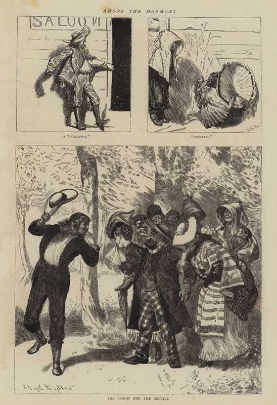 Blant mormonene av Arthur Boyd Houghton