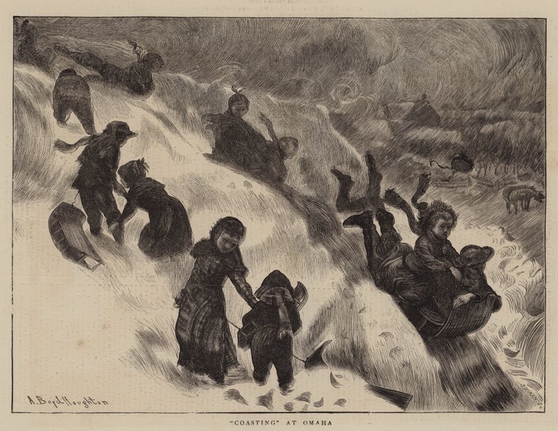Kyst ved Omaha av Arthur Boyd Houghton