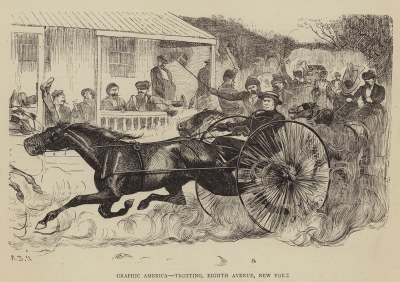 Graphic America, Trav, Eighth Avenue, New York av Arthur Boyd Houghton