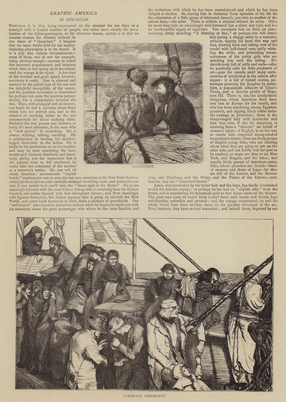 Grafisk Amerika, i Midthavet av Arthur Boyd Houghton