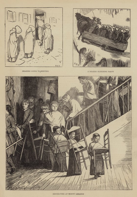 Grafisk Amerika, Shakers av Arthur Boyd Houghton