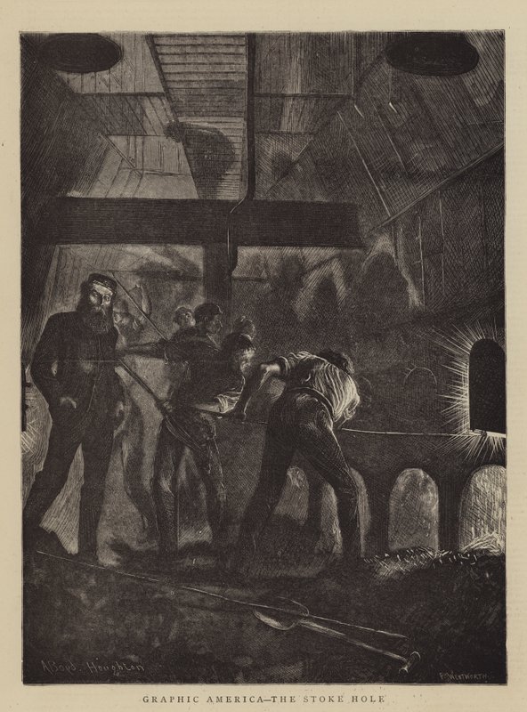 Grafisk Amerika, Stoke Hole av Arthur Boyd Houghton