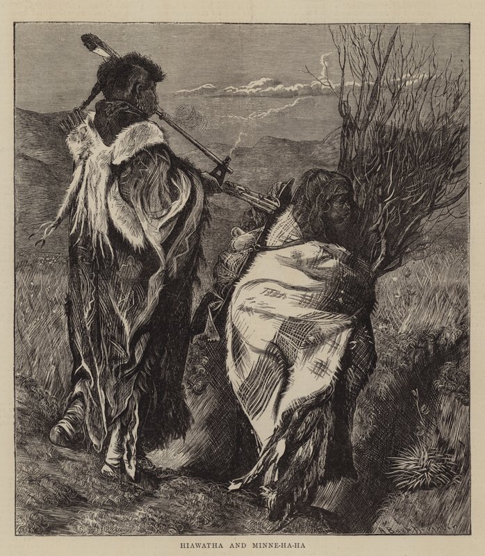 Hiawatha og Minne-ha-ha av Arthur Boyd Houghton