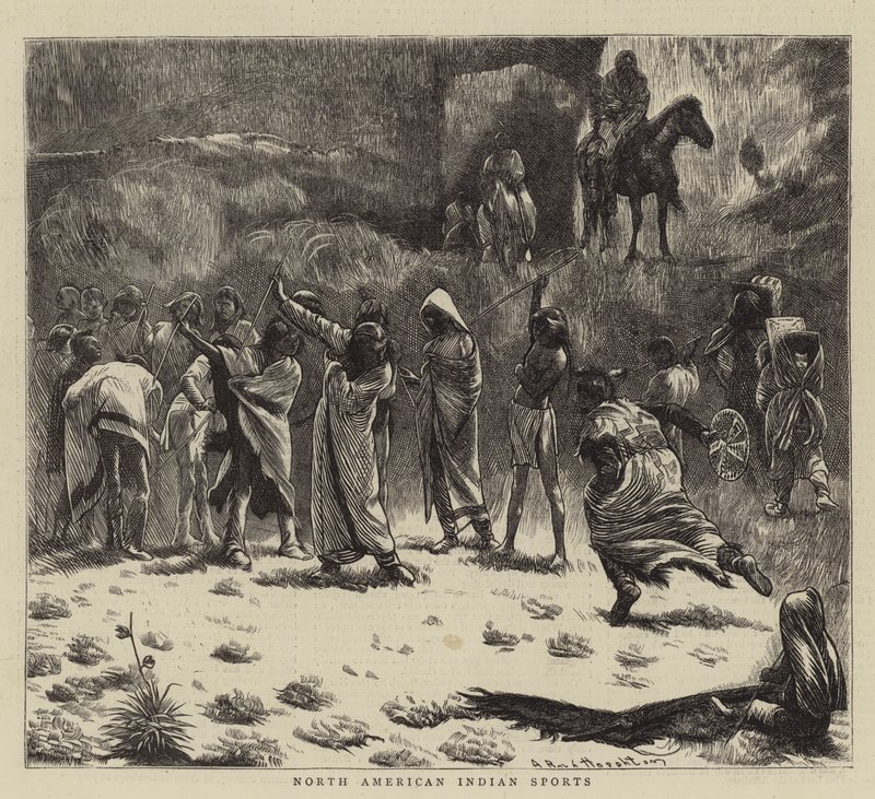 Nordamerikansk indisk idrett av Arthur Boyd Houghton