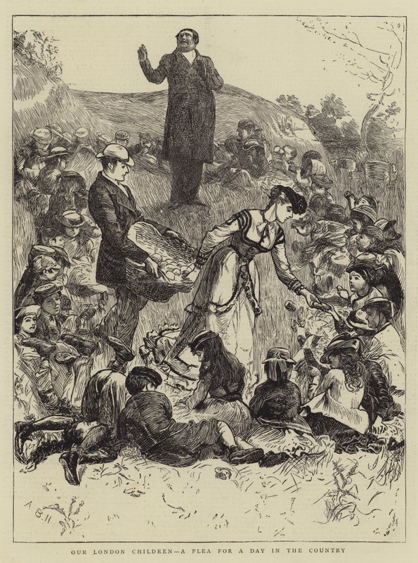 Våre London-barn, en bønn for en dag på landet av Arthur Boyd Houghton