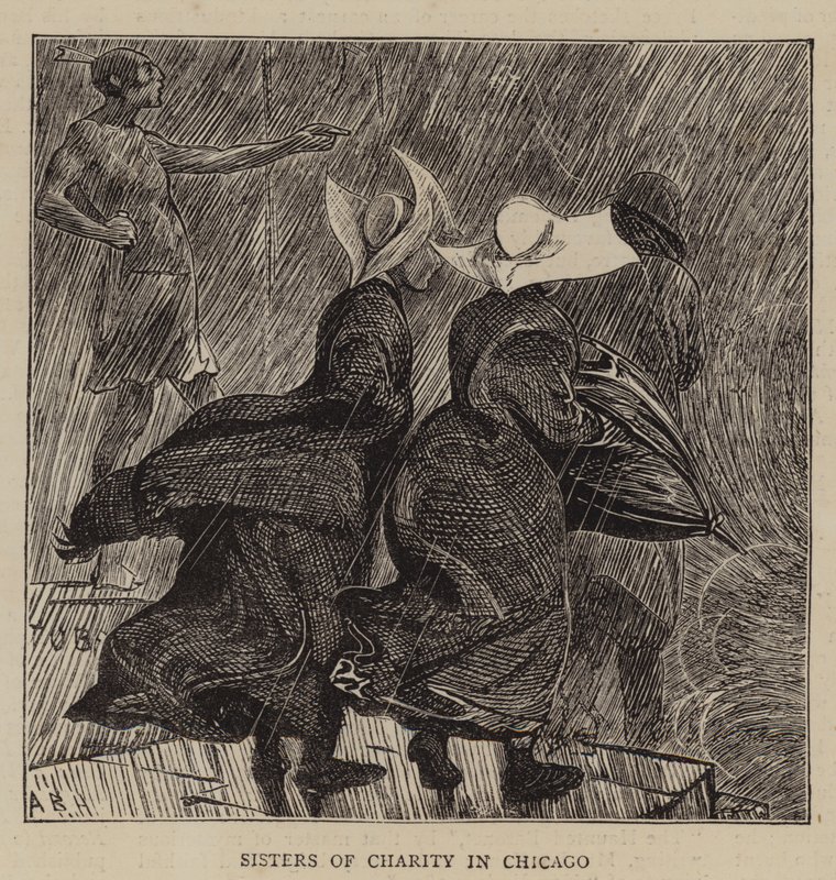 Sisters of Charity i Chicago av Arthur Boyd Houghton
