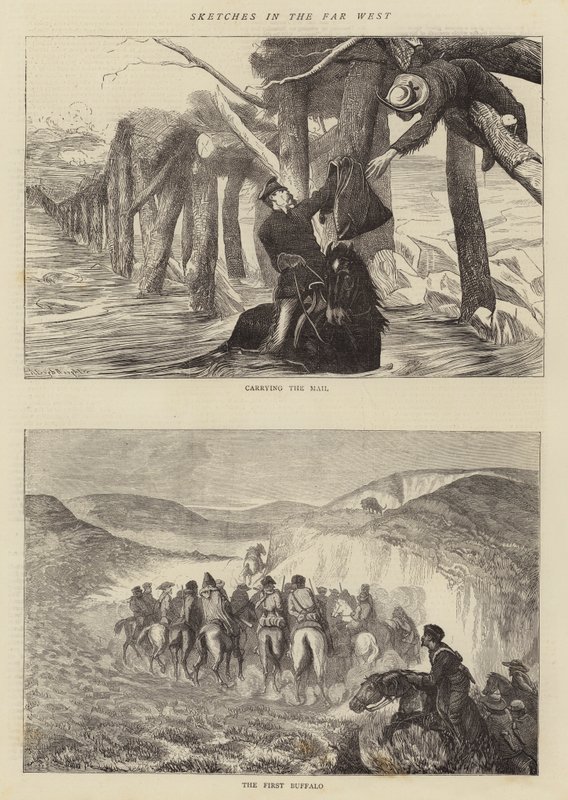 Skisser i det fjerne vesten av Arthur Boyd Houghton