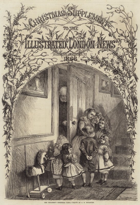 Barnas julesang av Arthur Boyd Houghton