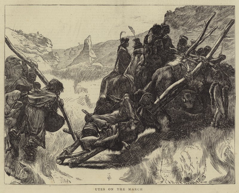 Utes i mars av Arthur Boyd Houghton