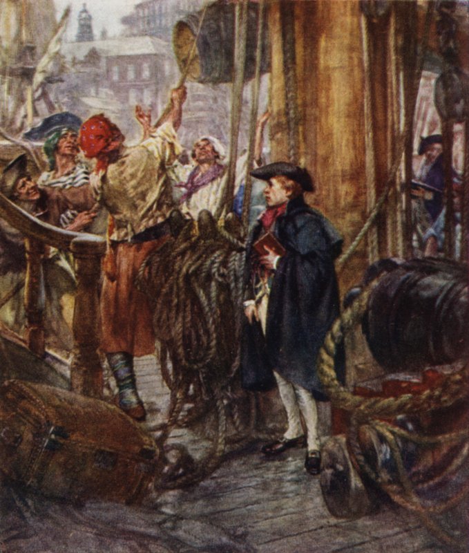 Midshipman Nelsons første dag i marinen av Arthur David McCormick