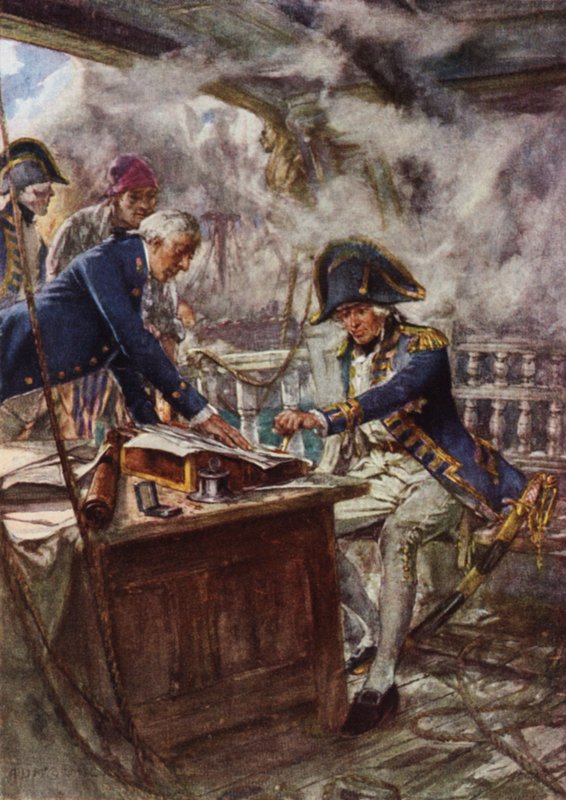 Nelson beseglet sitt brev til kronprinsen av Danmark av Arthur David McCormick