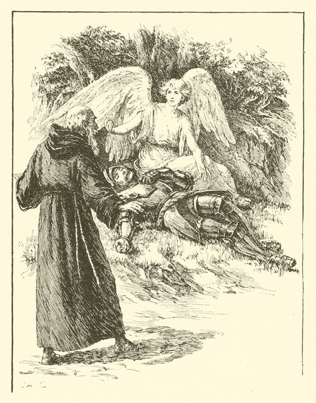 Sir Guyon, ridderlighetens mester (gravering) av Arthur George Walker