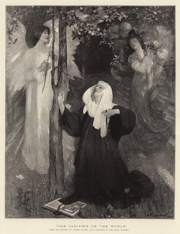 Klosteret eller verden av Arthur Hacker