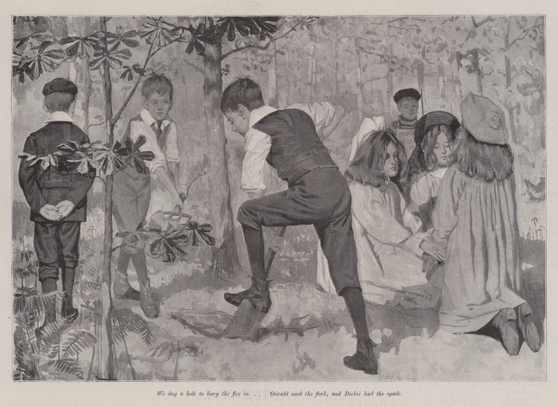 Hunting the Fox, av E Nesbit av Arthur Herbert Buckland