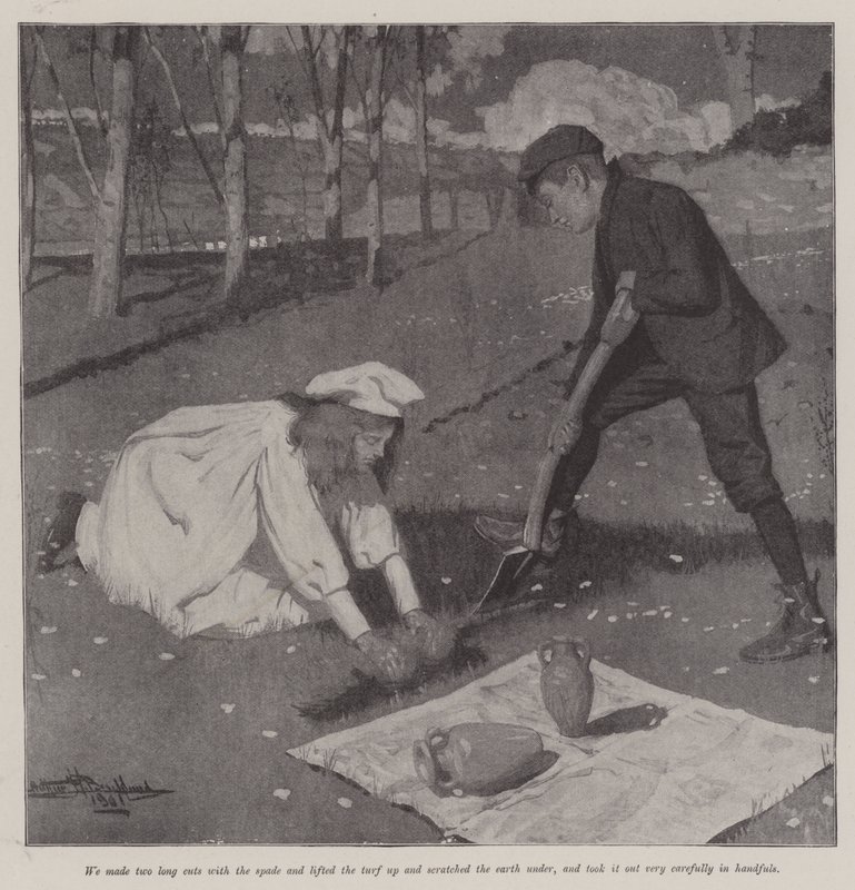 Salget av antikviteter, av E Nesbit av Arthur Herbert Buckland