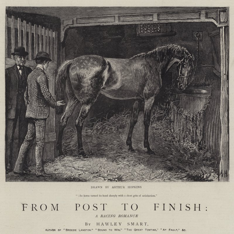 Fra post til mål, en racingromantikk av Arthur Hopkins