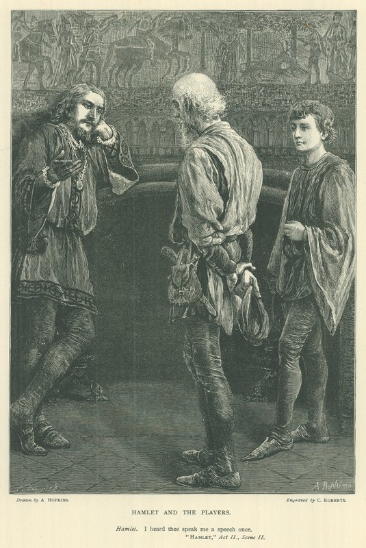 Illustrasjon for Hamlet av Arthur Hopkins