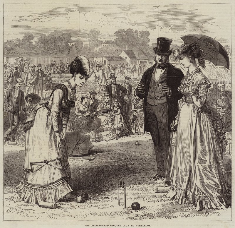All-England Croquet Club på Wimbledon av Arthur Hopkins