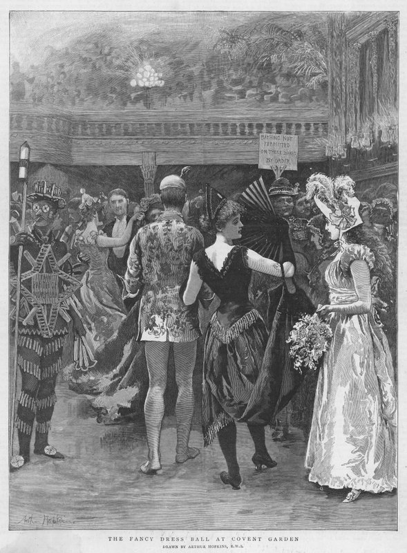 Fancy Dress Ball på Covent Garden av Arthur Hopkins