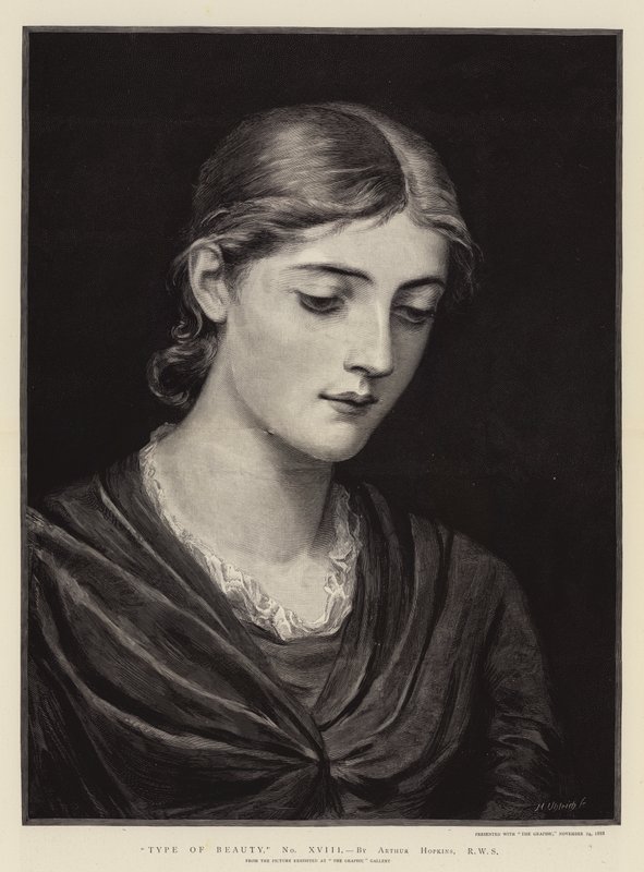 Skjønnhetstype, nr. XVIII av Arthur Hopkins