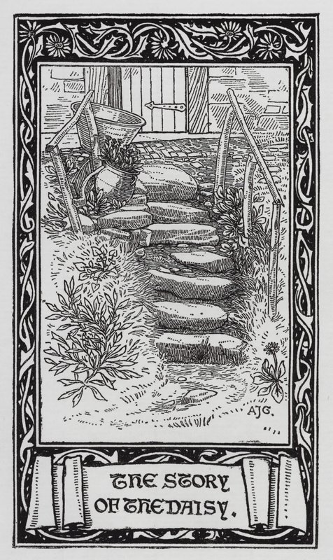 Hans Christian Andersen: Tusenfrydet (litho) av Arthur Joseph Gaskin