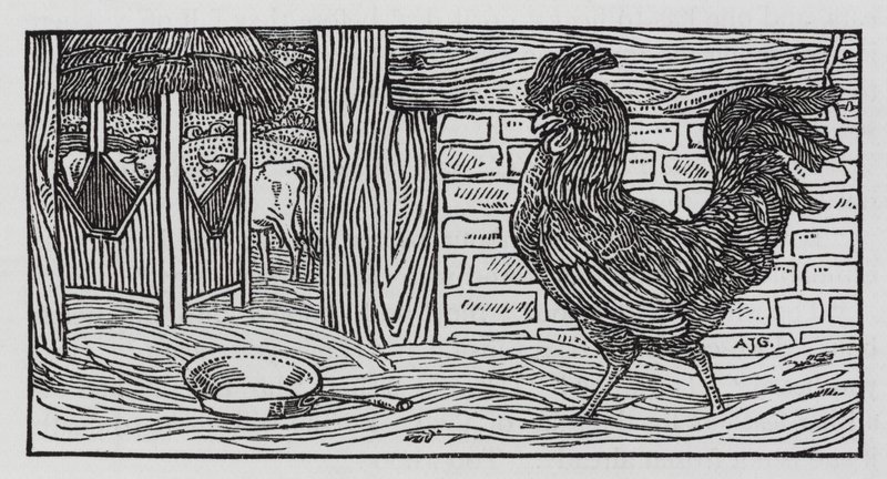 Hans Christian Andersen: "Det er ingen tvil om det" (litho) av Arthur Joseph Gaskin