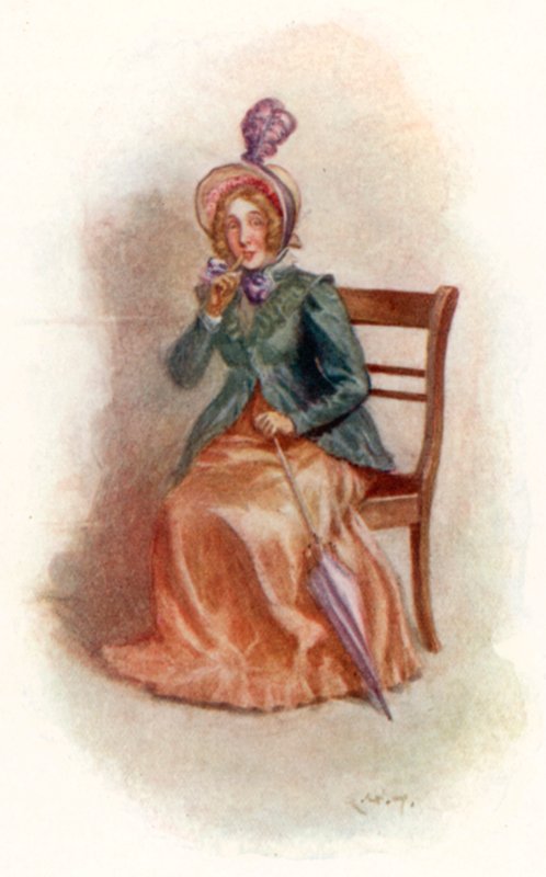 Illustrasjon for Emma av Jane Austen av Arthur Wallis Mills