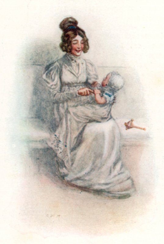 Illustrasjon for Emma av Jane Austen av Arthur Wallis Mills
