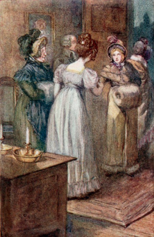 Illustrasjon for Emma av Jane Austen av Arthur Wallis Mills