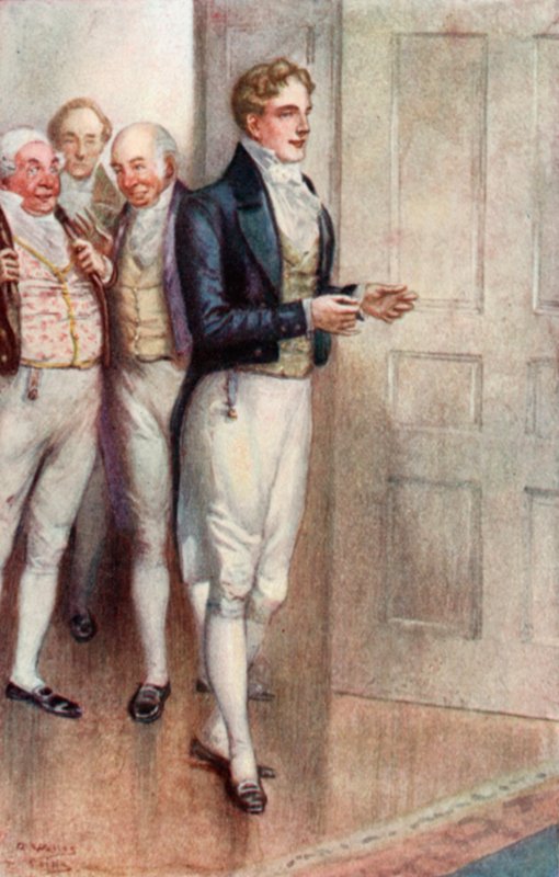 Illustrasjon for Emma av Jane Austen av Arthur Wallis Mills