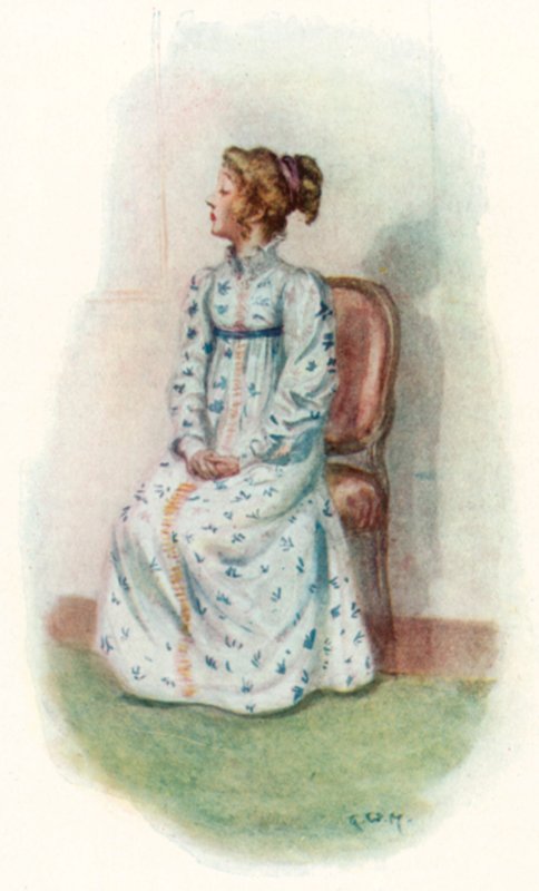 Illustrasjon for Northanger Abbey av Jane Austen av Arthur Wallis Mills