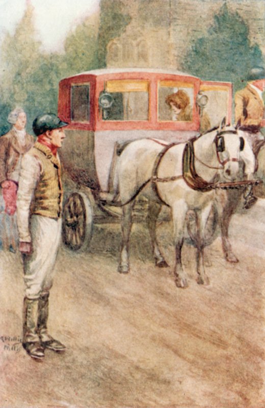 Illustrasjon for Northanger Abbey av Jane Austen av Arthur Wallis Mills