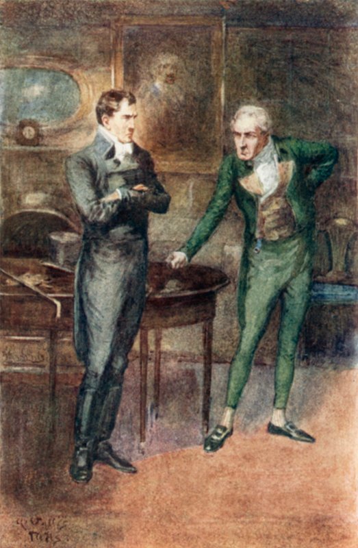 Illustrasjon for Northanger Abbey av Jane Austen av Arthur Wallis Mills