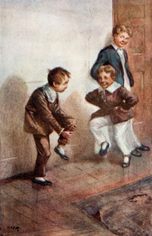 Illustrasjon for Northanger Abbey av Jane Austen av Arthur Wallis Mills