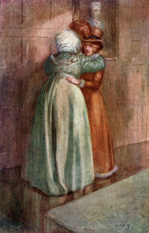 Illustrasjon for Northanger Abbey av Jane Austen av Arthur Wallis Mills