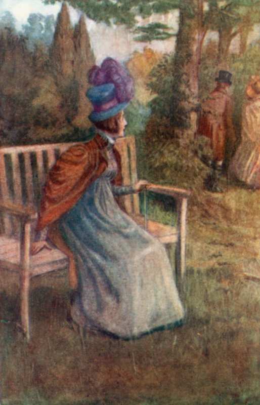 Illustrasjon for Northanger Abbey av Jane Austen av Arthur Wallis Mills