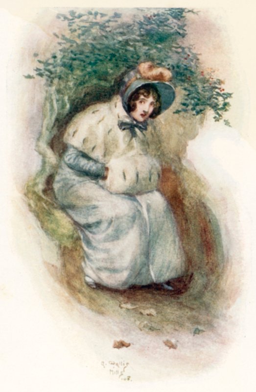 Illustrasjon for Persuasion av Jane Austen av Arthur Wallis Mills