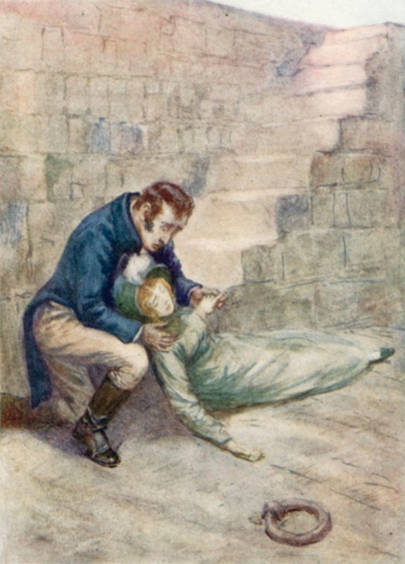 Illustrasjon for Persuasion av Jane Austen av Arthur Wallis Mills