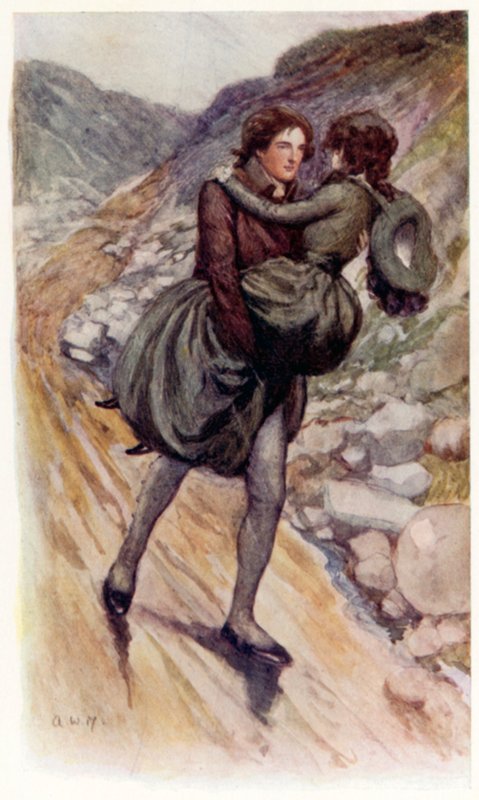 Illustrasjon for Pride and Prejudice av Jane Austen av Arthur Wallis Mills