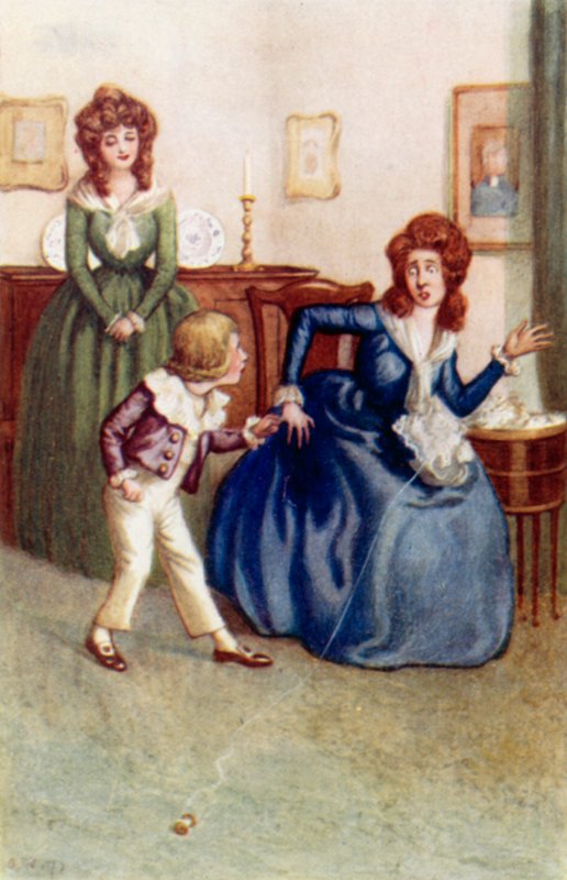 Illustrasjon for Pride and Prejudice av Jane Austen av Arthur Wallis Mills