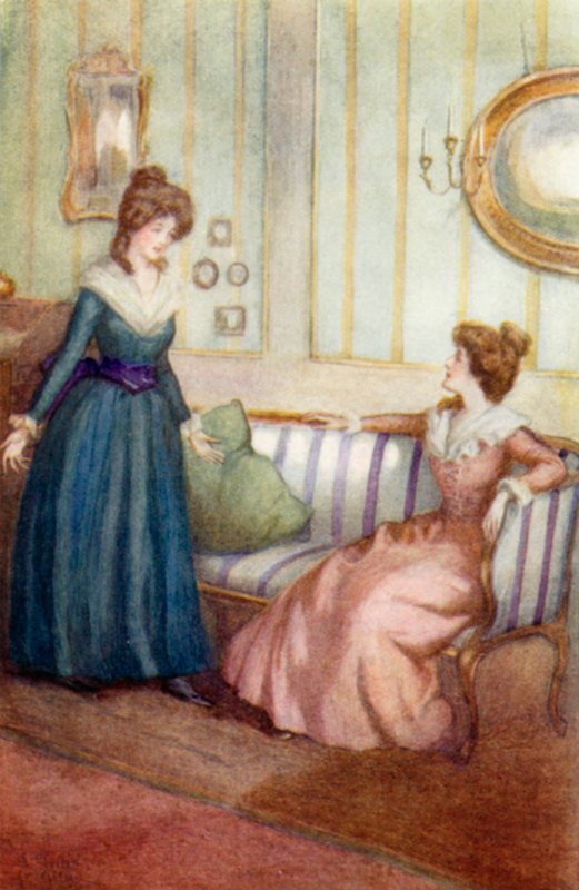Illustrasjon for Pride and Prejudice av Jane Austen av Arthur Wallis Mills