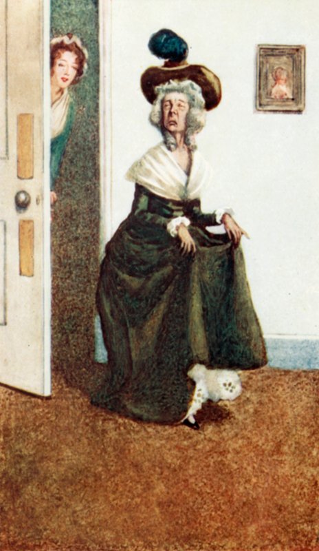 Illustrasjon for Sense and Sensibility av Jane Austen av Arthur Wallis Mills