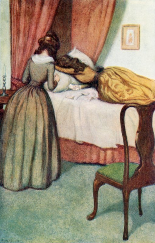 Illustrasjon for Sense and Sensibility av Jane Austen av Arthur Wallis Mills