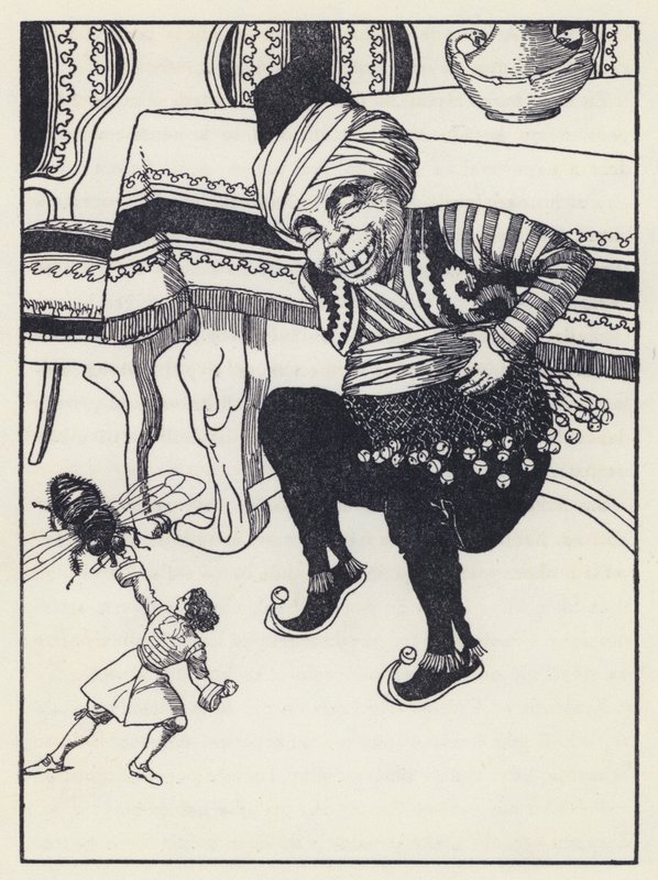 Illustrasjon for Gullivers reiser av Jonathan Swift av Artus Scheiner