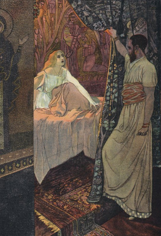 William Shakespeare, Othello (farge litho) av Artus Scheiner