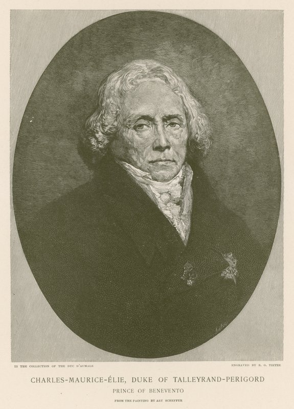 Charles Maurice de Talleyrand-Perigord av Ary Scheffer